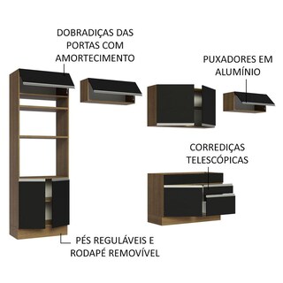 Foto 4 | Cocina Integral Completa Modular Madesa Glamy 350cm Mn 01