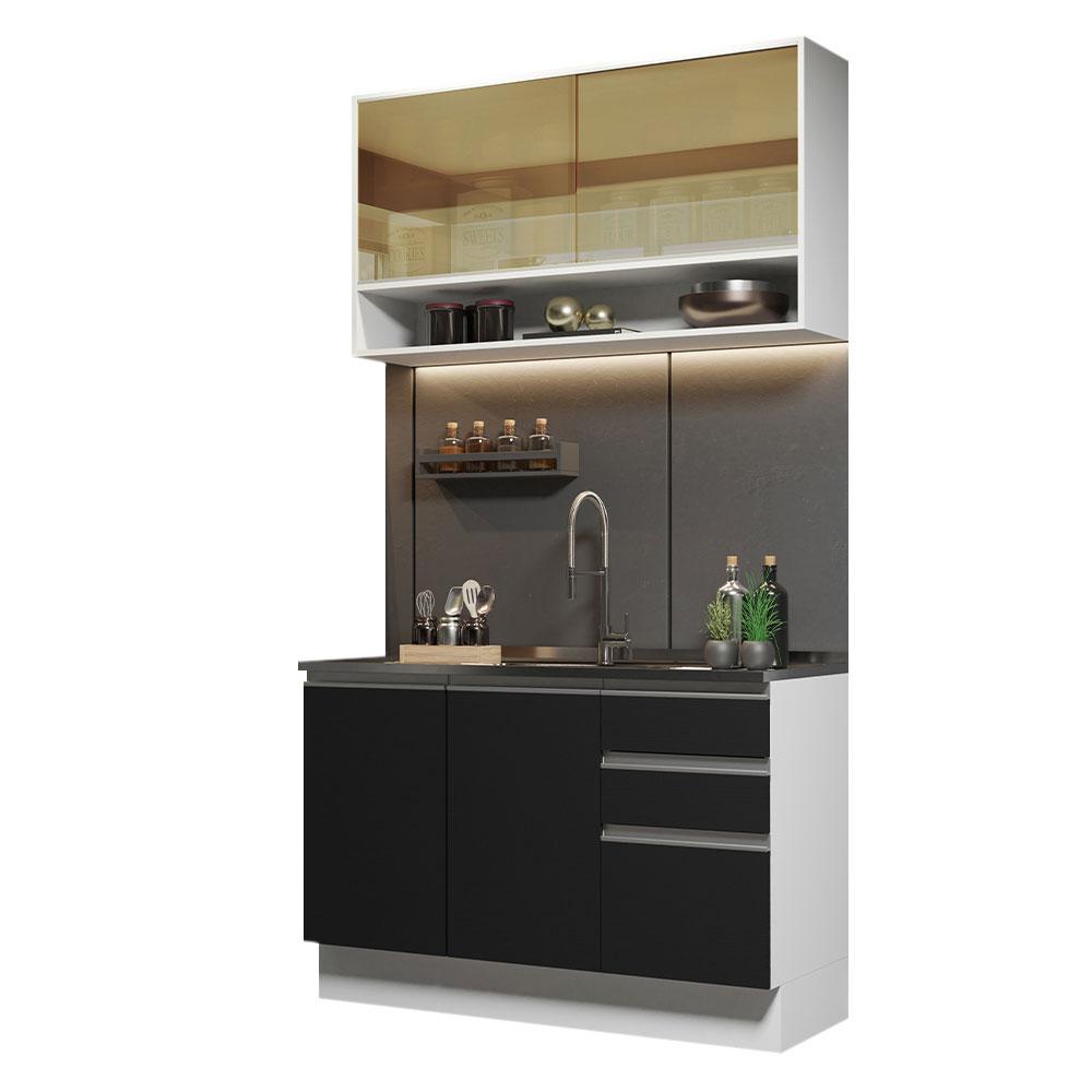 Cocina Integral Completa Modular Madesa Glamy 120cm Bn 02