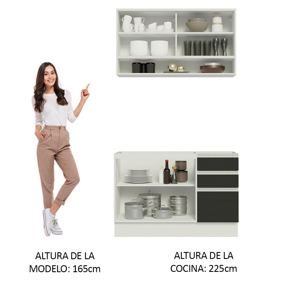 Foto 5 | Cocina Integral Completa Modular Madesa Glamy 120cm Bn 02