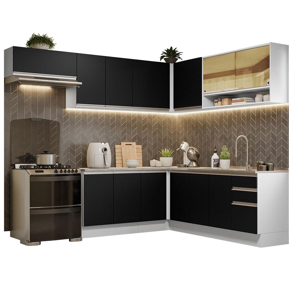 Foto 2 pulgar | Cocina Integral Completa Modular Madesa Glamy 469cm Bn 01