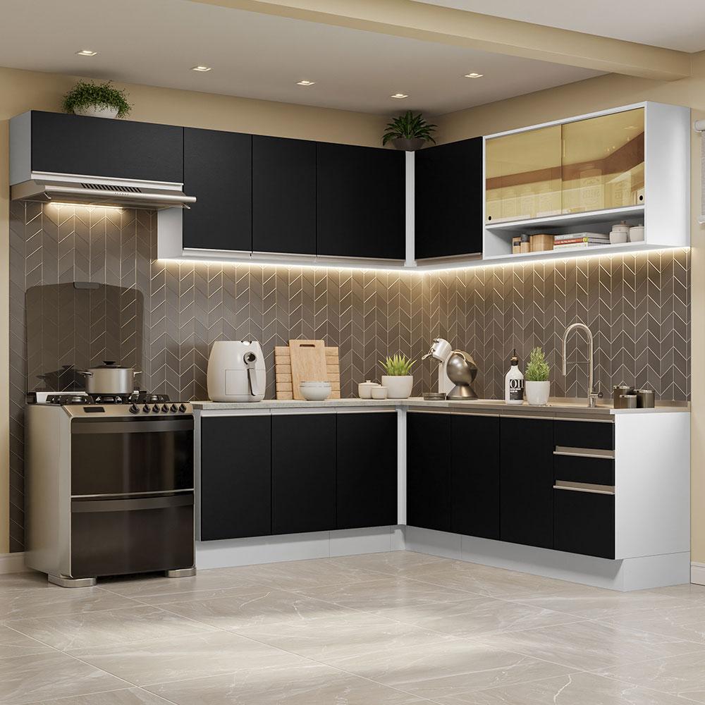 Foto 3 pulgar | Cocina Integral Completa Modular Madesa Glamy 469cm Bn 01