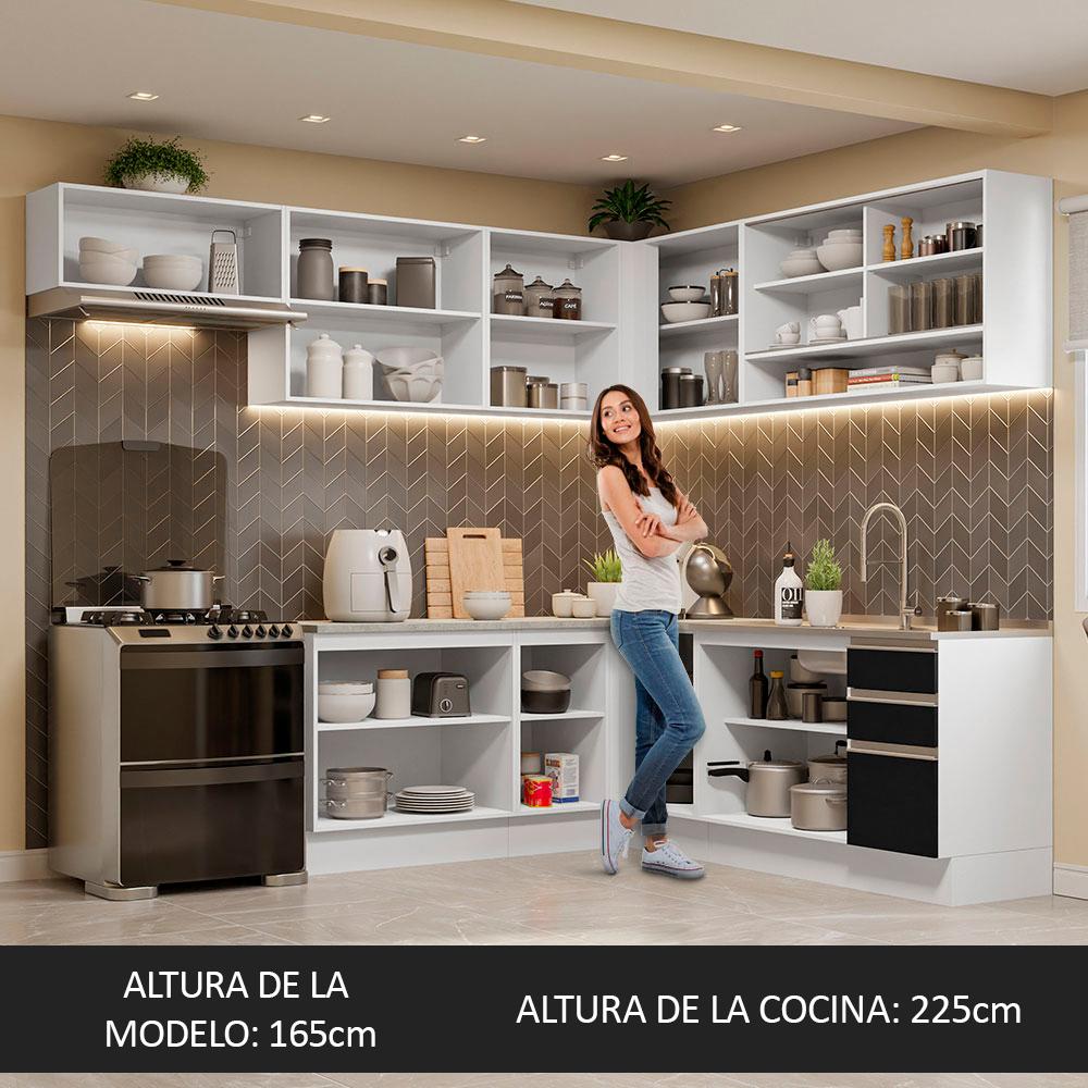 Foto 6 pulgar | Cocina Integral Completa Modular Madesa Glamy 469cm Bn 01