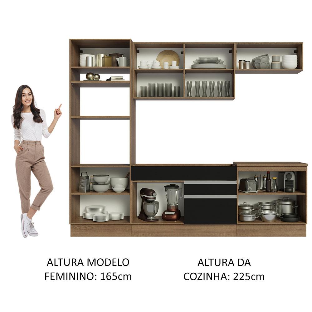 Foto 5 | Cocina Integral Completa Modular Madesa Glamy 270cm Mn 13