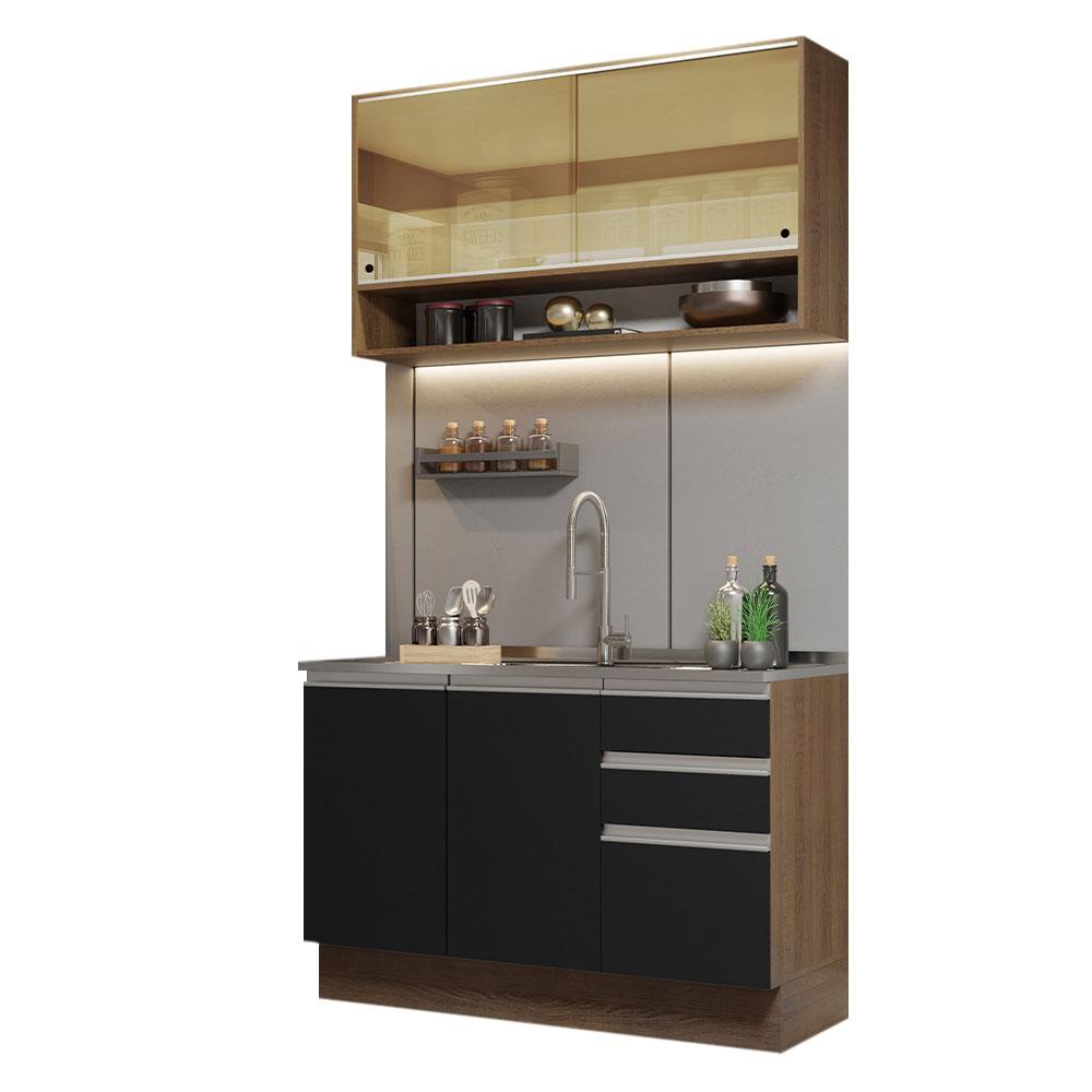 Foto 2 pulgar | Cocina Integral Completa Modular Madesa Glamy 120cm Mn 02