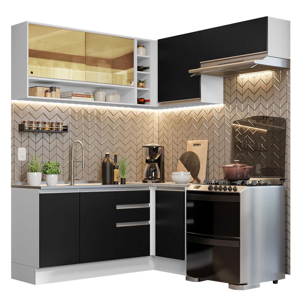 Foto 2 pulgar | Cocina Integral Completa Modular Madesa Glamy 349cm Bn 06