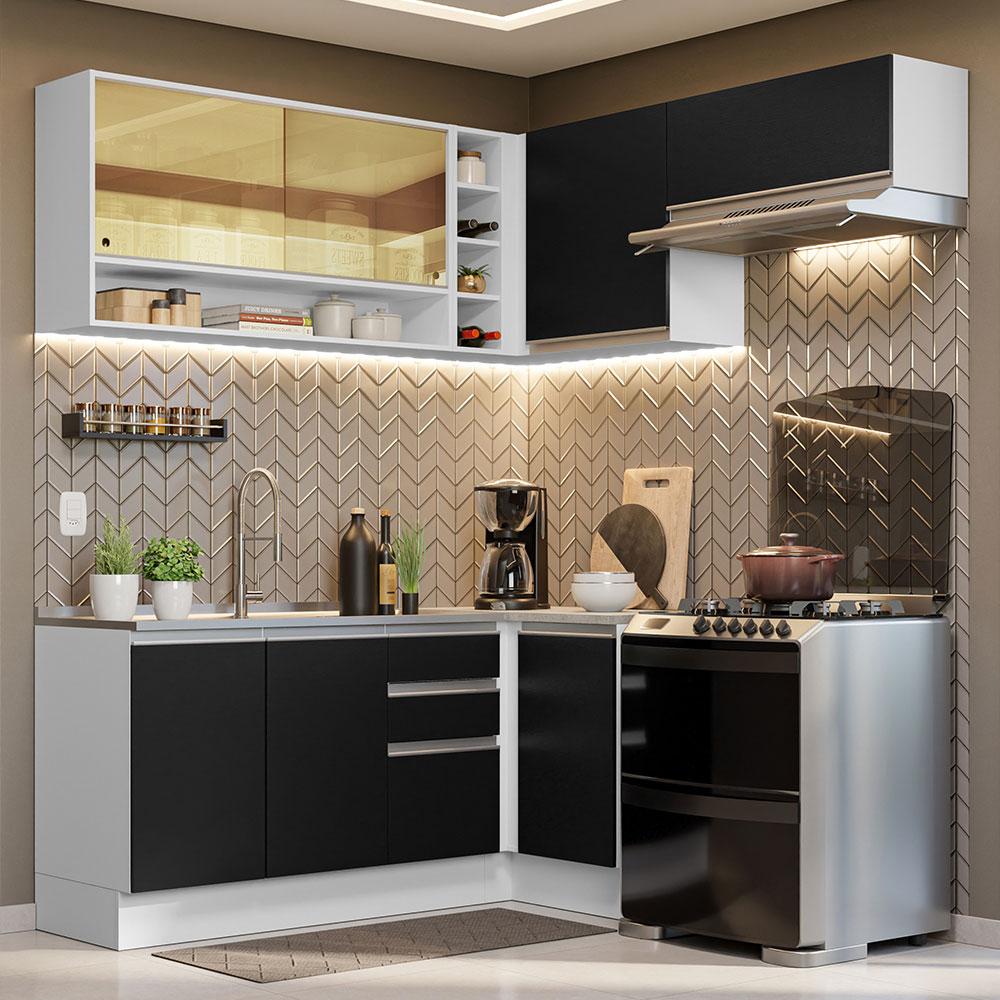 Foto 3 pulgar | Cocina Integral Completa Modular Madesa Glamy 349cm Bn 06