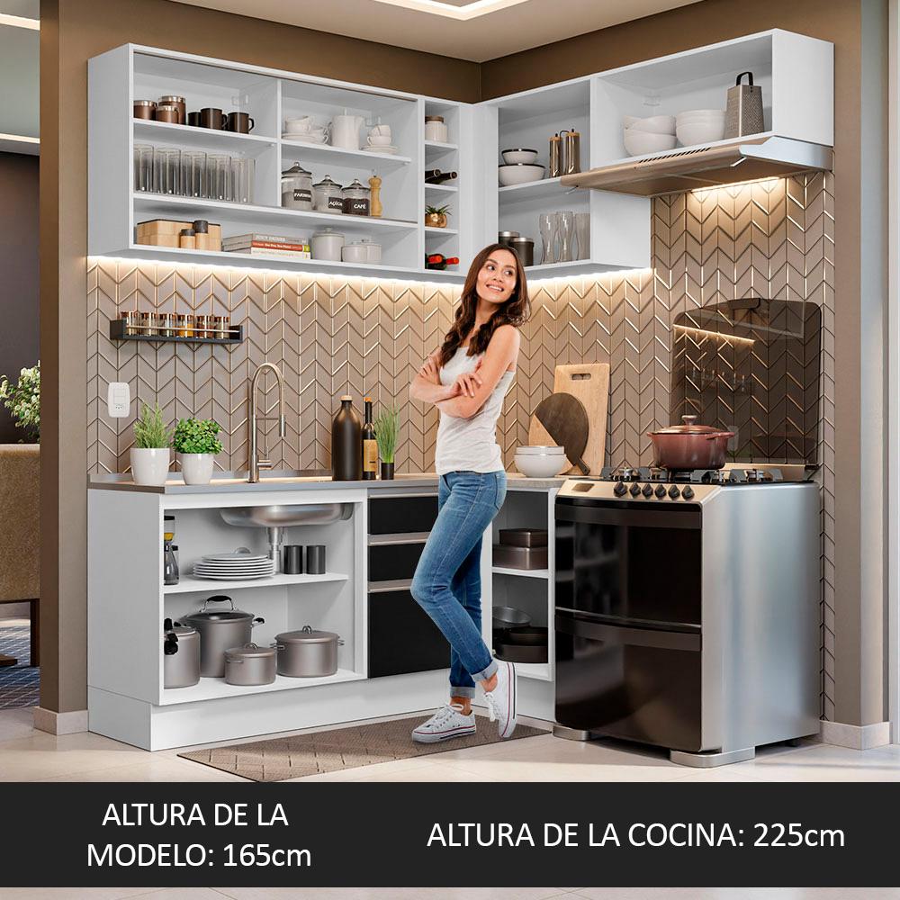 Foto 7 pulgar | Cocina Integral Completa Modular Madesa Glamy 349cm Bn 06