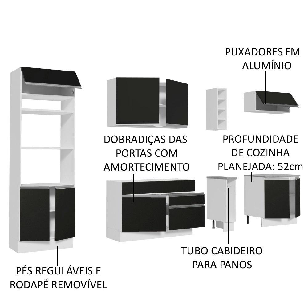 Foto 4 | Cocina Integral Completa Modular Madesa Vicenza 290cm Bn 02