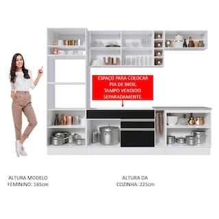 Foto 5 | Cocina Integral Completa Modular Madesa Vicenza 290cm Bn 02