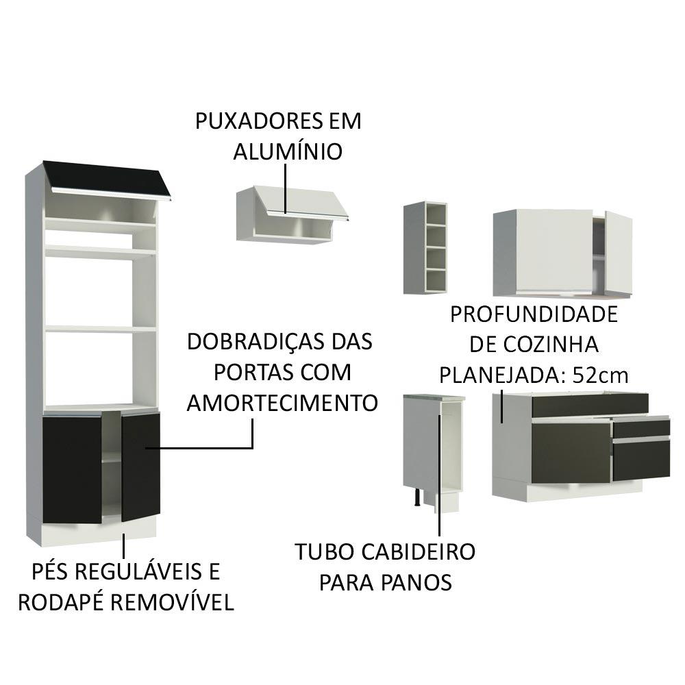 Foto 5 pulgar | Cocina Integral Completa Modular Madesa Jade 270cm Bn 09