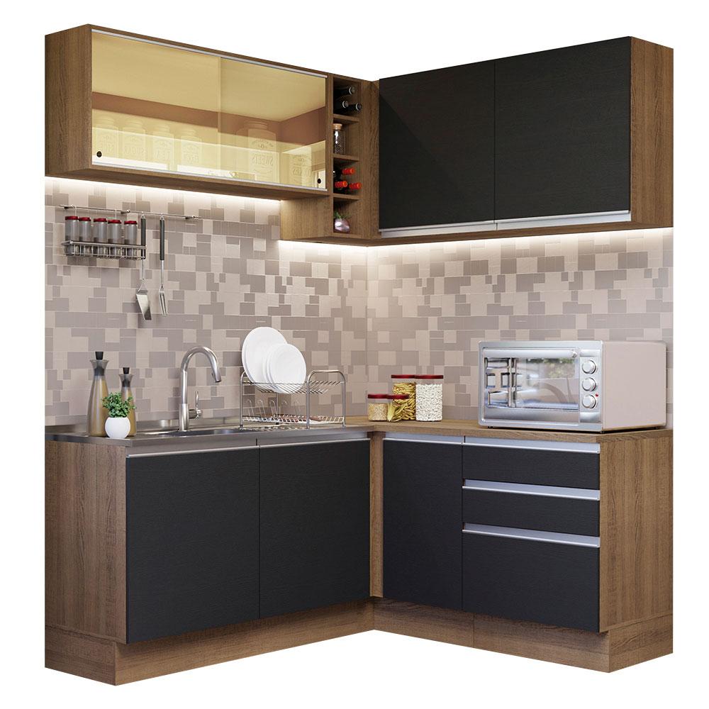Cocina Integral Completa Modular Madesa Glamy 329cm Mn 02