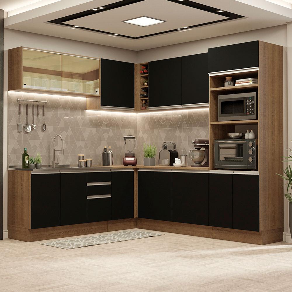 Foto 3 pulgar | Cocina Integral Completa Modular Madesa Glamy 459cm Mn 01