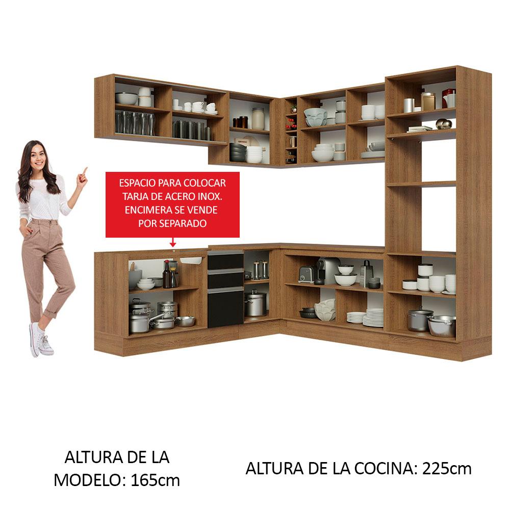 Foto 6 pulgar | Cocina Integral Completa Modular Madesa Glamy 459cm Mn 01