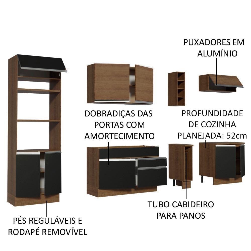 Foto 4 | Cocina Integral Completa Modular Madesa Vicenza 290cm Mn 07