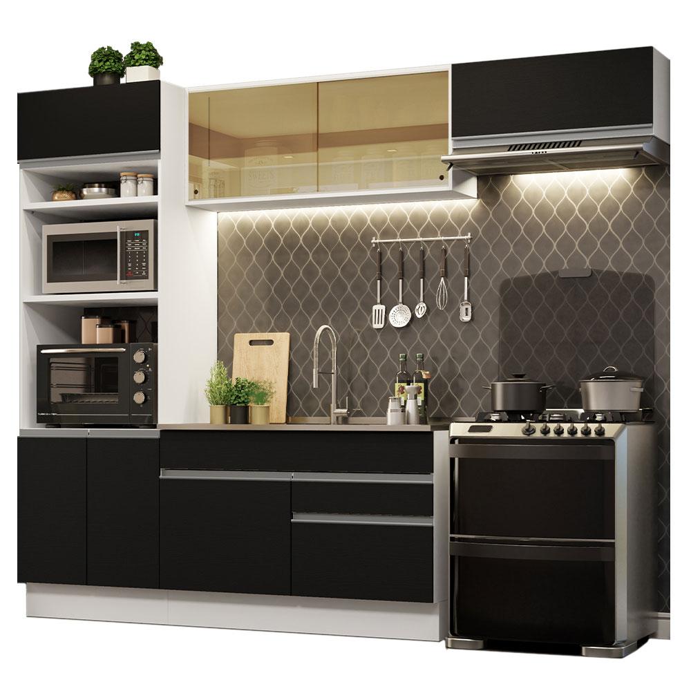 Cocina Integral Completa Modular Madesa Glamy 270cm Bn 11