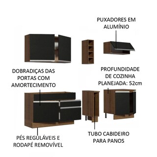 Foto 4 | Cocina Integral Completa Modular Madesa Parma 220cm Mn 03