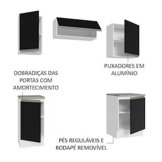 Foto 4 | Cocina Integral Completa Modular Madesa Glamy 180cm Bn 12