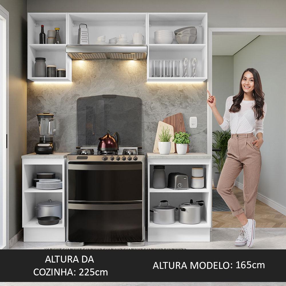 Foto 7 pulgar | Cocina Integral Completa Modular Madesa Glamy 180cm Bn 12