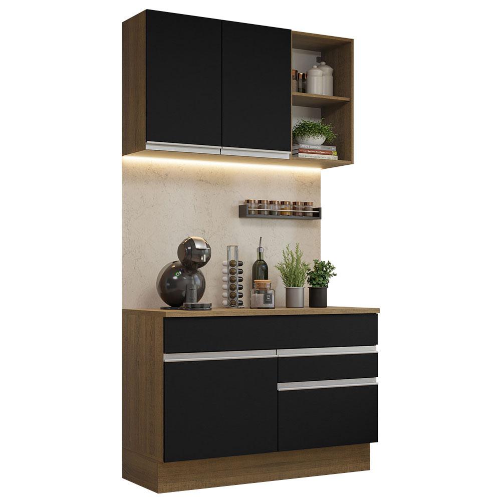 Cocina Integral Completa Modular Madesa Glamy 120cm Mn 08