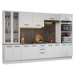 Foto 1 | Cocina Integral Completa Armario De Vidrio Madesa Agata Bb 2