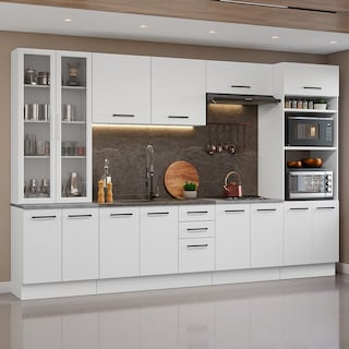Foto 2 | Cocina Integral Completa Armario De Vidrio Madesa Agata Bb 2