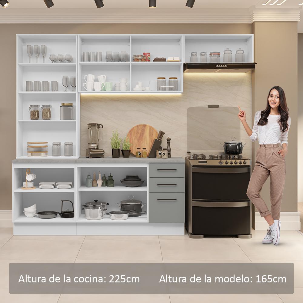 Foto 5 | Cocina Integral Completa Armario De Vidrio Madesa Agata Bg 11