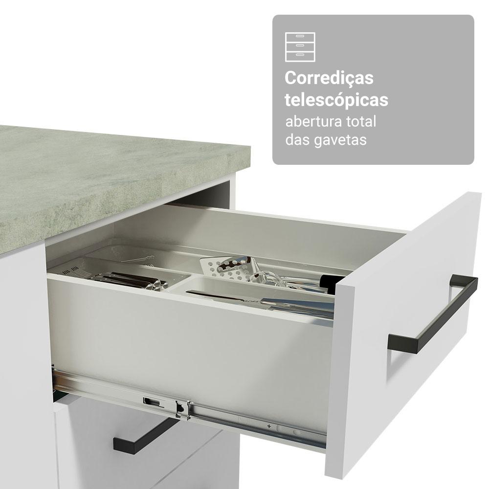 Foto 8 pulgar | Cocina Integral Completa Armario De Vidrio Madesa Agata Bc 01
