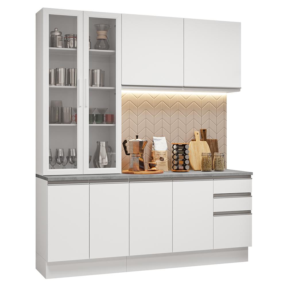 Foto 1 | Cocina Integral Completa Armario De Vidrio Madesa Glamy Bb 5