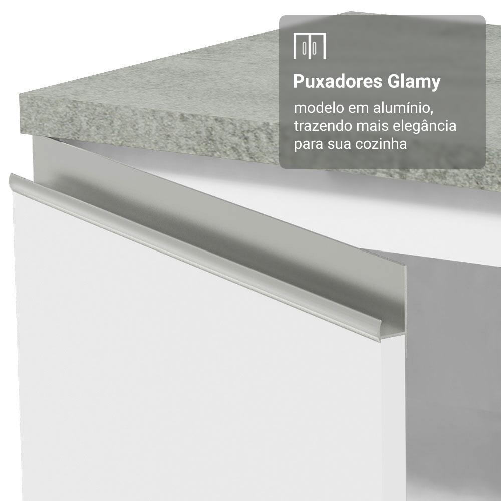 Foto 7 pulgar | Cocina Integral Completa Armario De Vidrio Madesa Glamy Bb 5