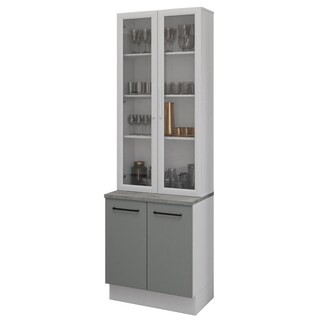 Foto 1 | Cocina Integral Completa Armario De Vidrio Madesa Agata Bg 2