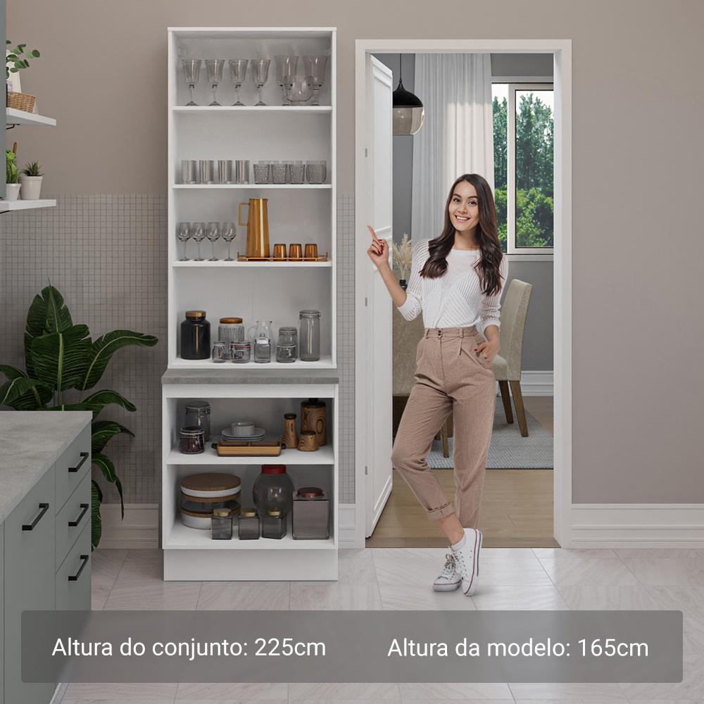 Foto 5 pulgar | Cocina Integral Completa Armario De Vidrio Madesa Agata Bg 2
