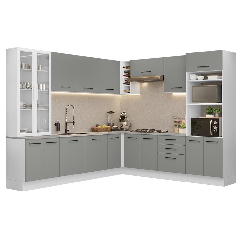 Foto 1 | Cocina Integral Completa Armario De Vidrio Madesa Agata Bg 1