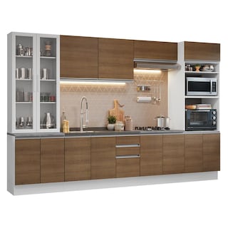 Foto 1 | Cocina Integral Completa Armario De Vidrio Madesa Glamy Bm 1
