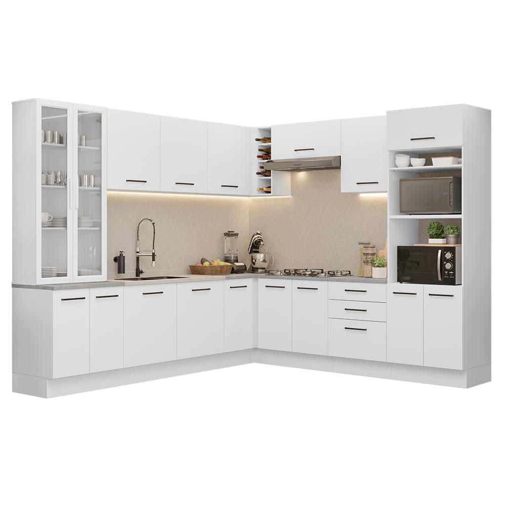 Foto 1 | Cocina Integral Completa Armario De Vidrio Madesa Agata Bb 1