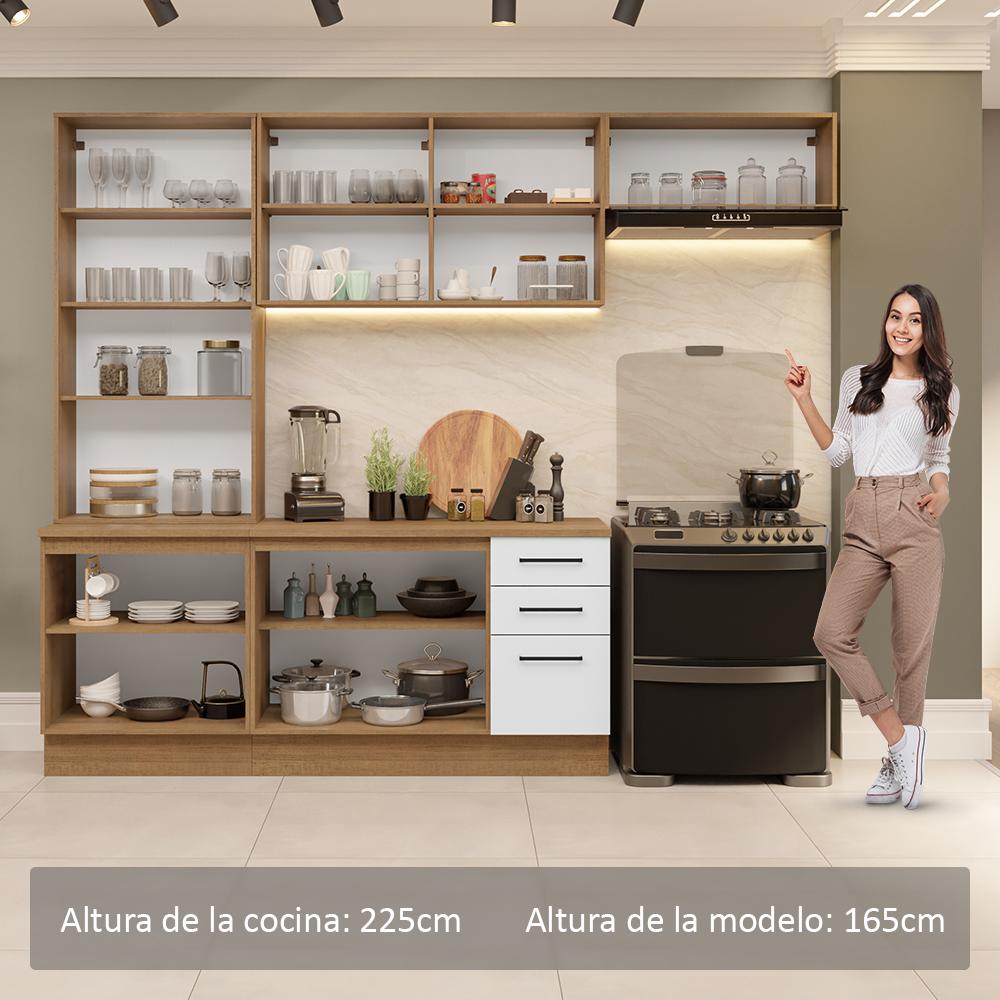 Foto 5 | Cocina Integral Completa Armario De Vidrio Madesa Agata Mb 3