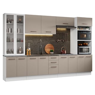 Foto 1 | Cocina Integral Completa Armario De Vidrio Madesa Agata Bc 03