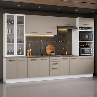Foto 2 | Cocina Integral Completa Armario De Vidrio Madesa Agata Bc 03