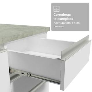 Foto 7 | Cocina Integral Completa Armario De Vidrio Madesa Glamy Bb 1