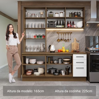 Foto 4 | Cocina Integral Completa Armario De Vidrio Madesa Agata Mb