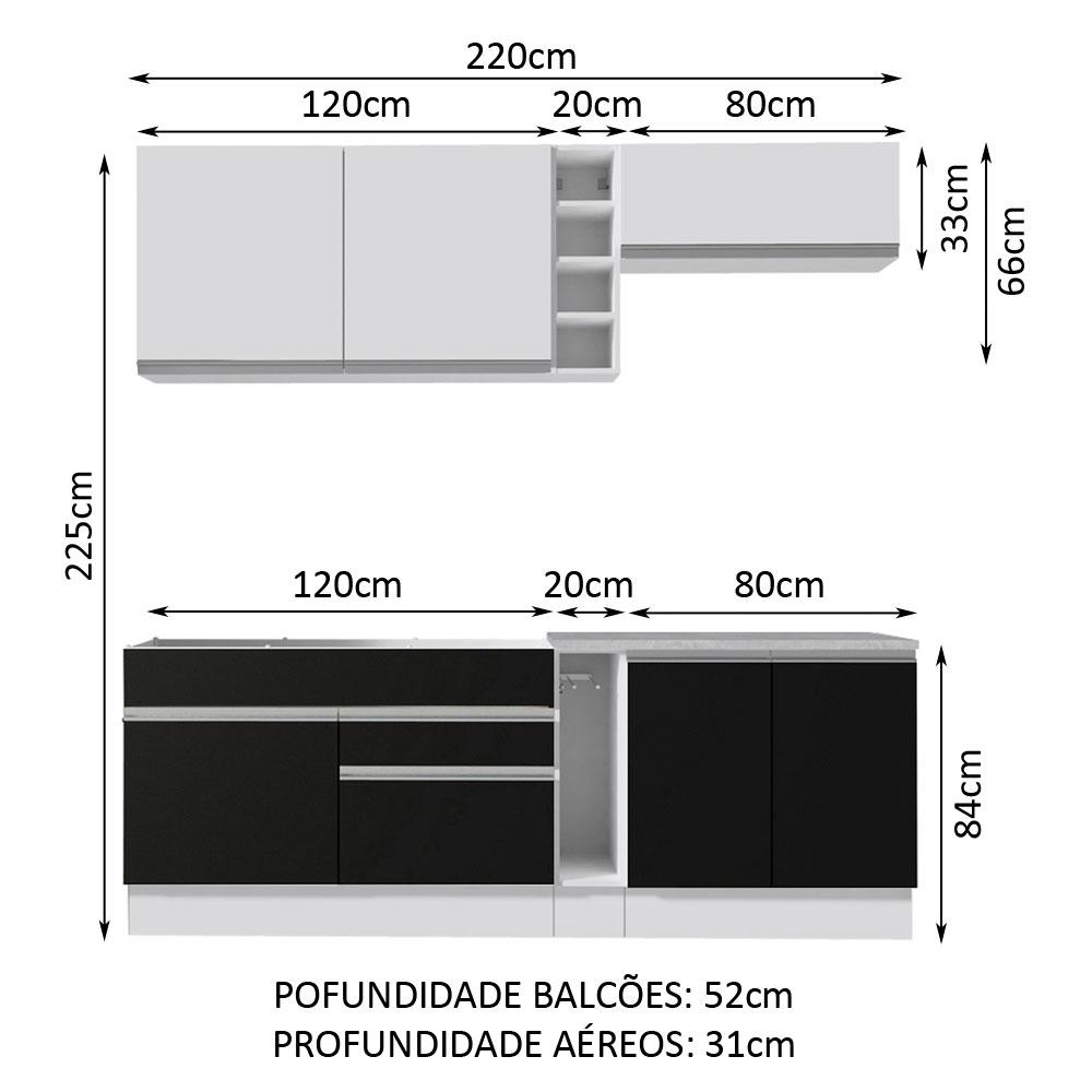 Foto 4 pulgar | Cocina Integral Madesa de 220 cm