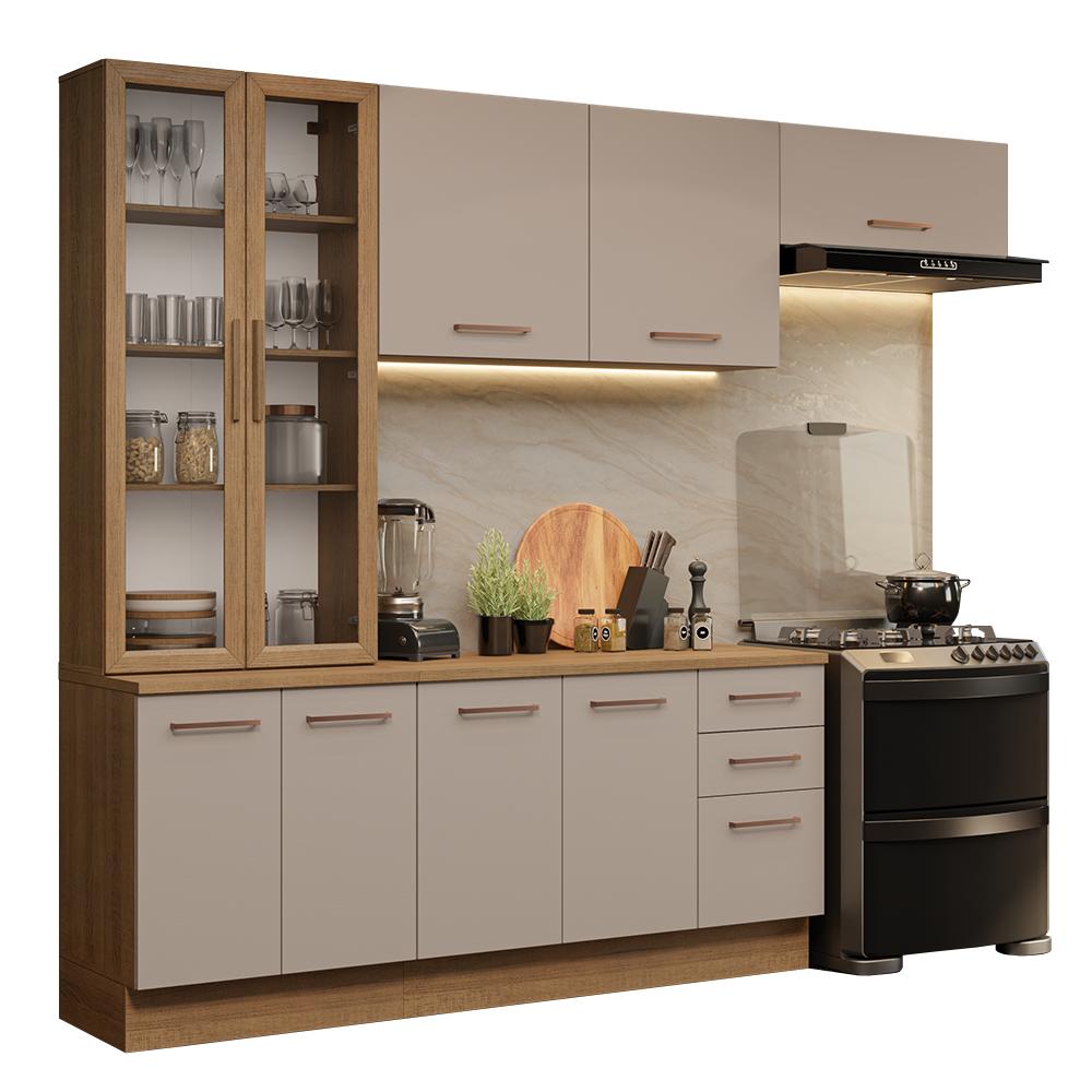 Foto 1 | Cocina Integral Completa Armario De Vidrio Madesa Agata Mn 4