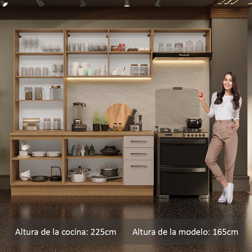 Foto 5 | Cocina Integral Completa Armario De Vidrio Madesa Agata Mn 4