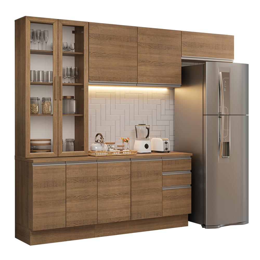 Cocina Integral Completa Modular Madesa Glamy 270cm Mm 16