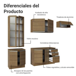 Foto 4 | Cocina Integral Completa Modular Madesa Glamy 270cm Mm 16