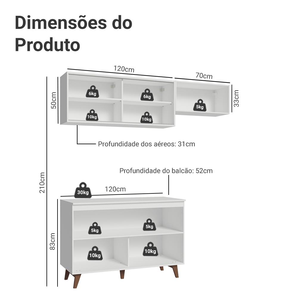 Foto 4 pulgar | Cocina Integral Completa Modular Madesa Reims 190cm Bb 09