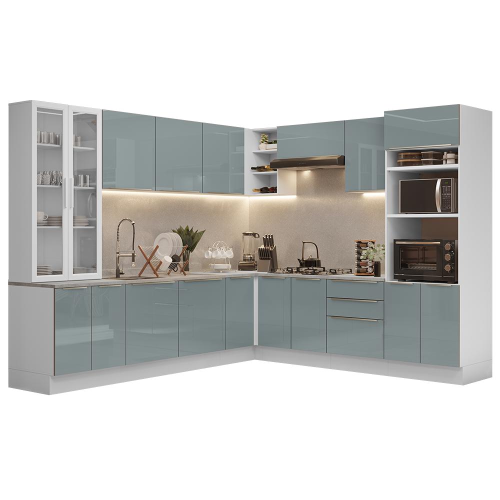 Foto 1 | Cocina Integral Completa Armario De Vidrio Madesa Lux Bg 01