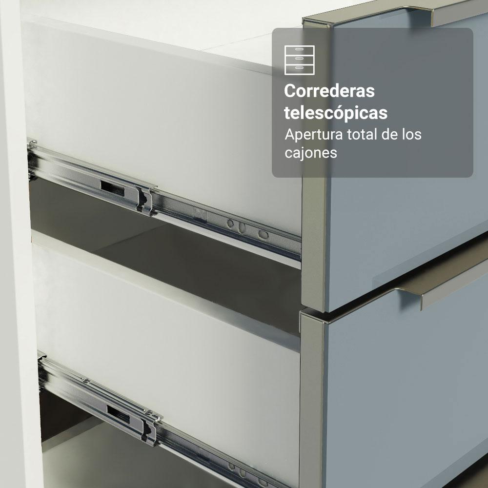 Foto 7 | Cocina Integral Completa Armario De Vidrio Madesa Lux Bg 01