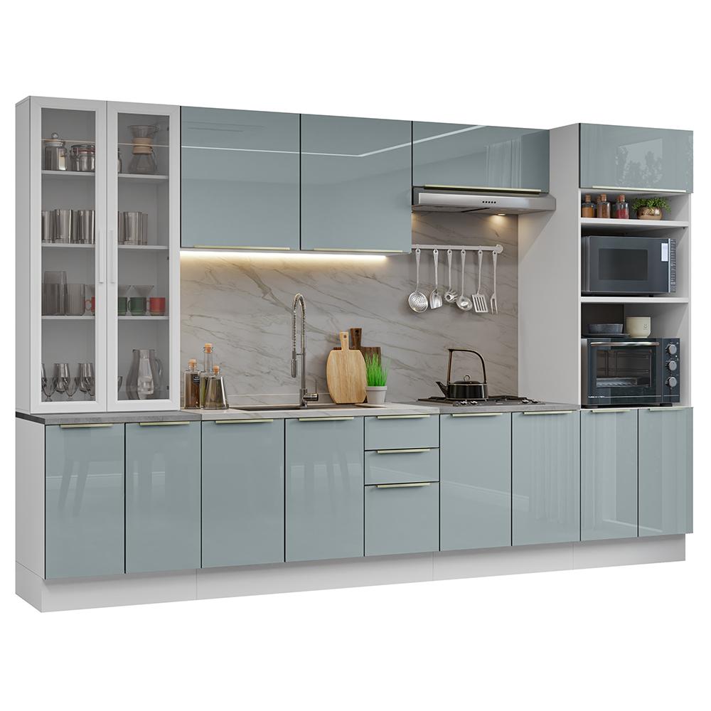 Foto 1 | Cocina Integral Completa Armario De Vidrio Madesa Lux Bg 03