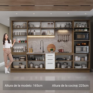 Foto 4 | Cocina Integral Completa Modular Madesa Agata 340cm Mb 01