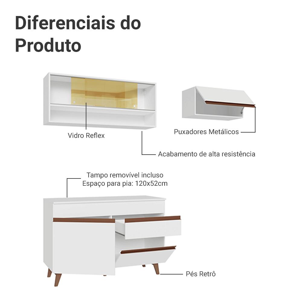 Foto 4 pulgar | Cocina Integral Completa Modular Madesa Reims 190cm Bb 06